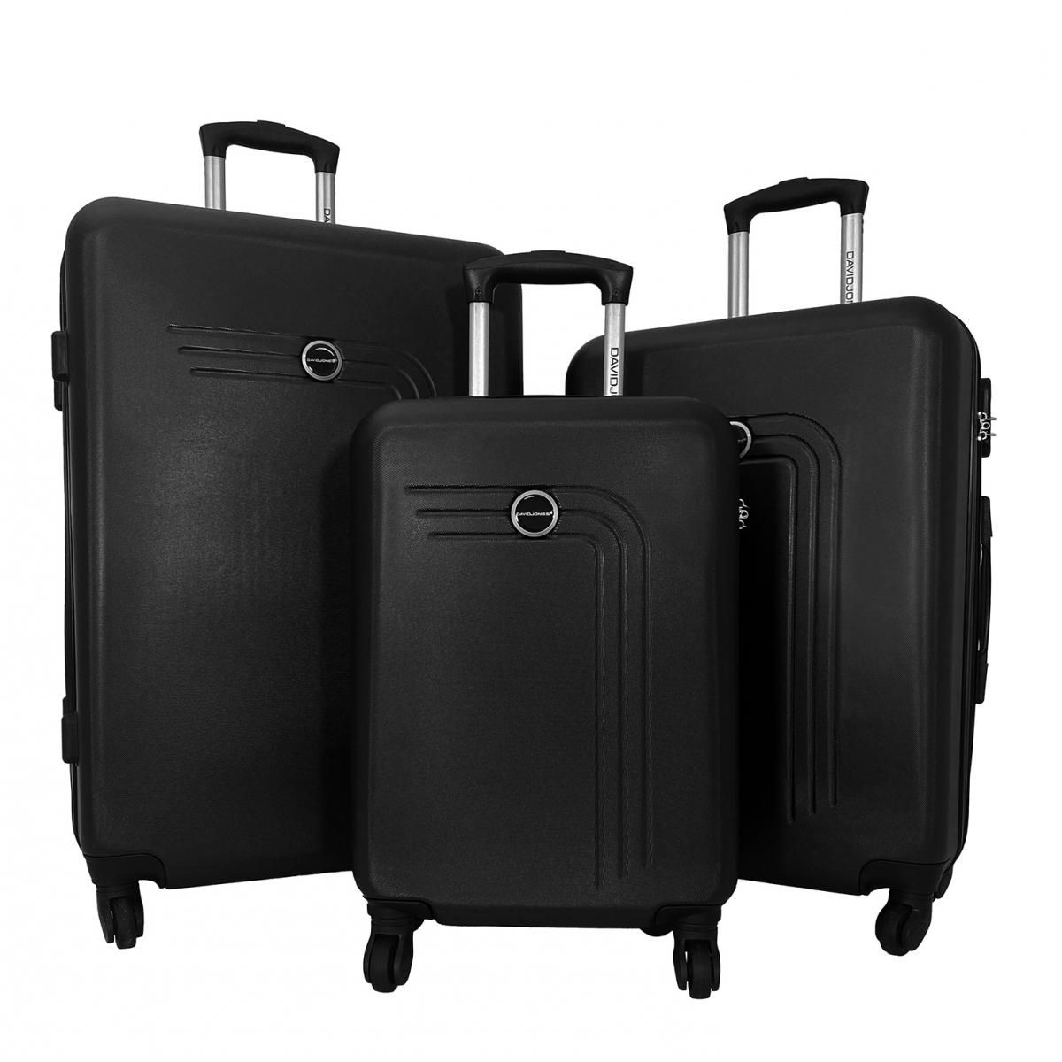 David Jones Lot 3 valises rigides dont 1 valise cabine