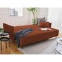Voir la diapositive 2 : LISA DESIGN Valentina - canapé 3 places convertible - avec coffre - en velours côtelé - style contemporain
