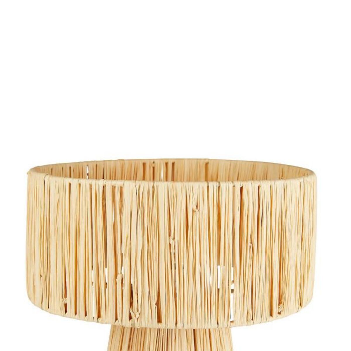 ATMOSPHERA Lampe à Poser en Raphia  Orane  34cm Naturel