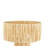 Voir la diapositive 2 : ATMOSPHERA Lampe à Poser en Raphia  Orane  34cm Naturel