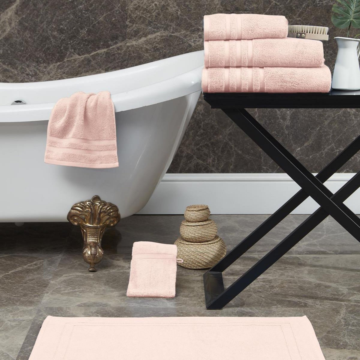 Sensei Maison Serviette de toilette 600 g/m² SENSILK - 50x100 cm