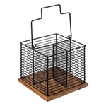 FIVE Pot Range-Couverts en Métal  Mauro  29cm Noir