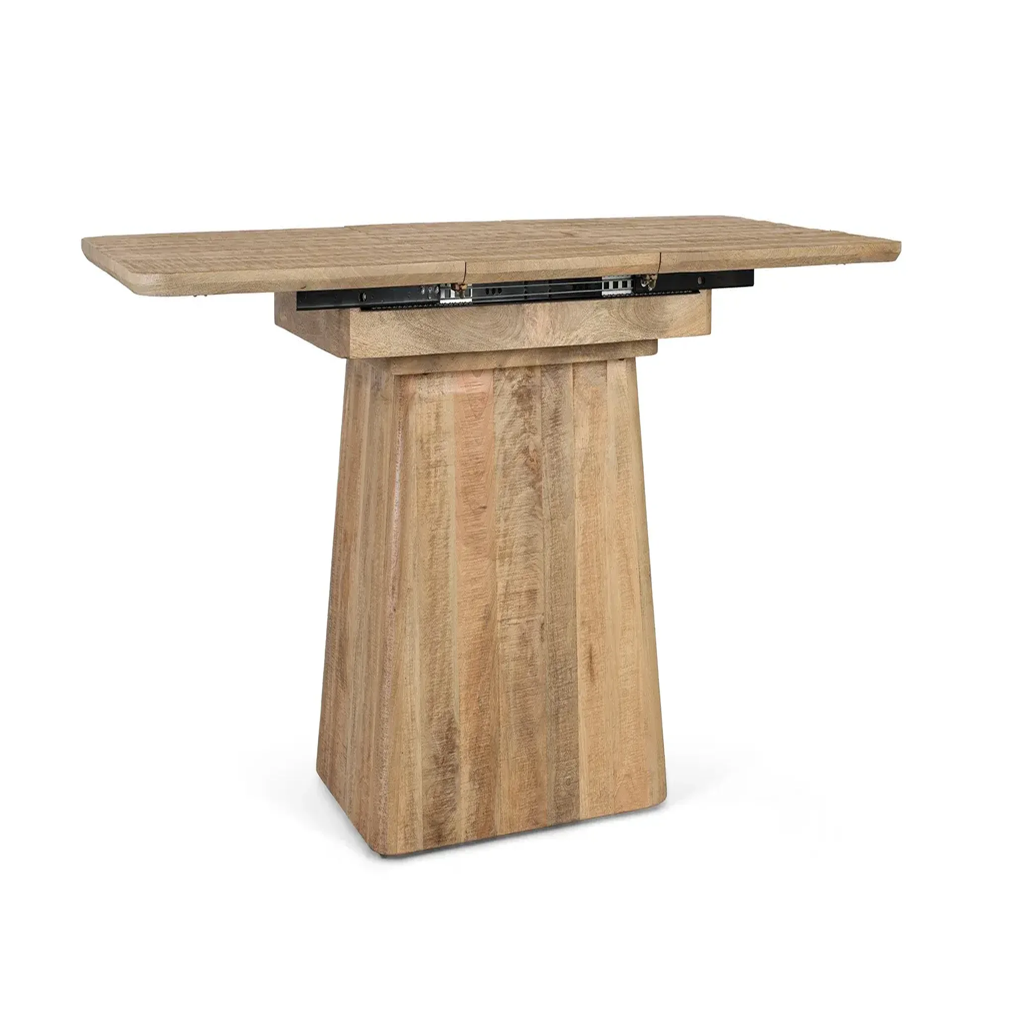 Voir la diapositive 5 : GINER Y COLOMER SL Table de salle à manger extensible en bois de manguier 150/200 cm style contemporain