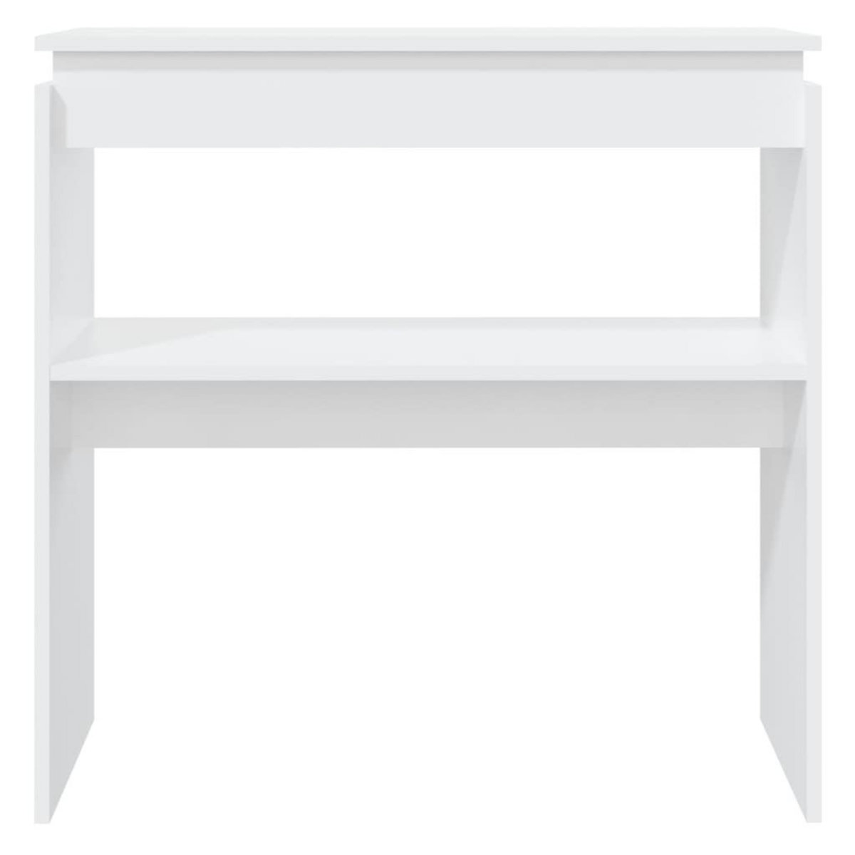 VIDAXL Table console blanc 80x30x80 cm bois d'ingenierie