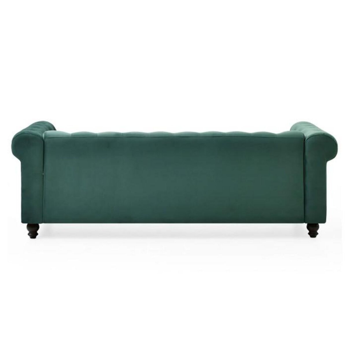 Paris Prix Canapé 3 Places Velours  Chesterfield  209cm Vert