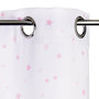 Voir la diapositive 2 : TOILINUX Lot de 2 Rideaux Princesse pour enfant - 140 x 260 cm - Rose