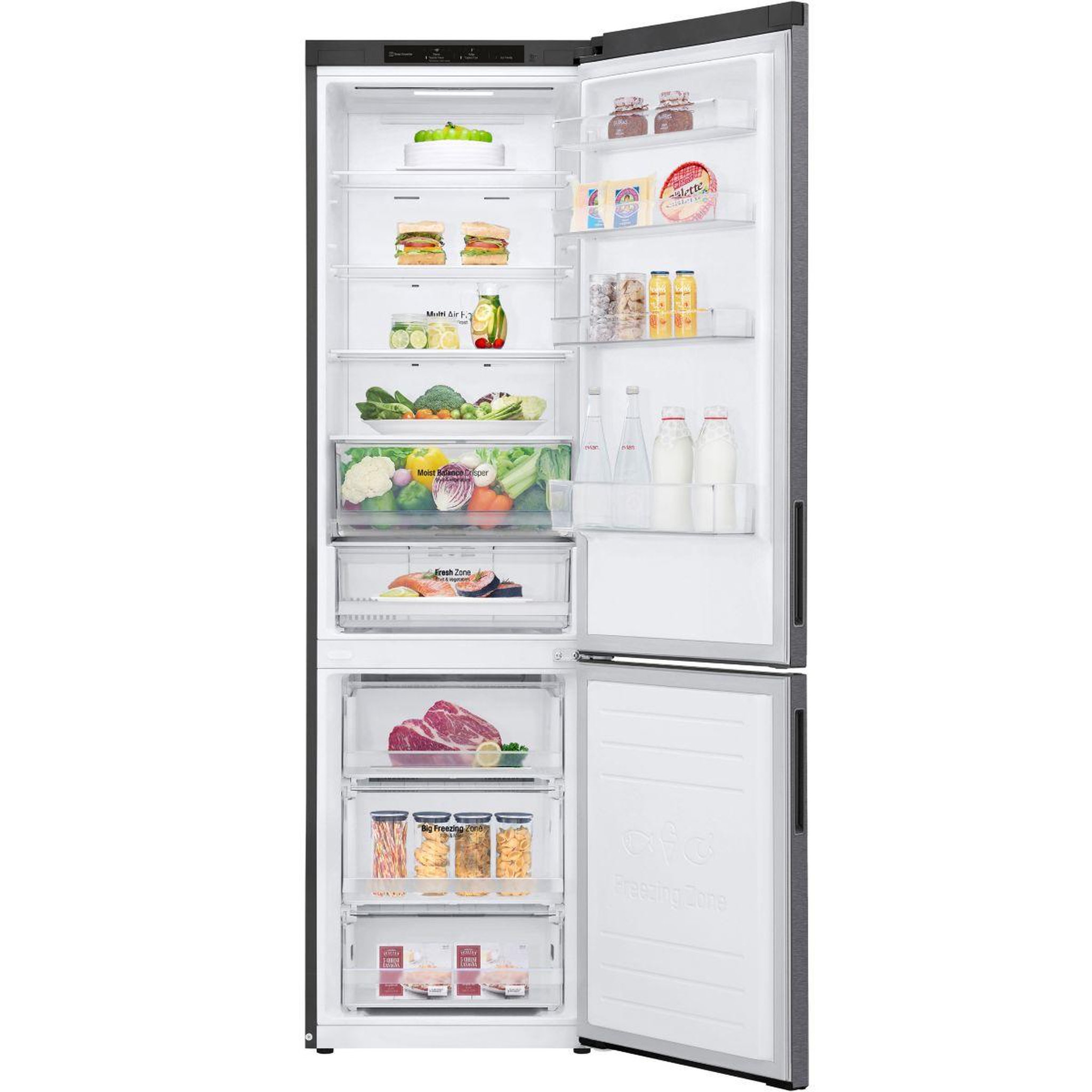 Voir la diapositive 6 : LG Réfrigérateur combiné GBB62DSJEC