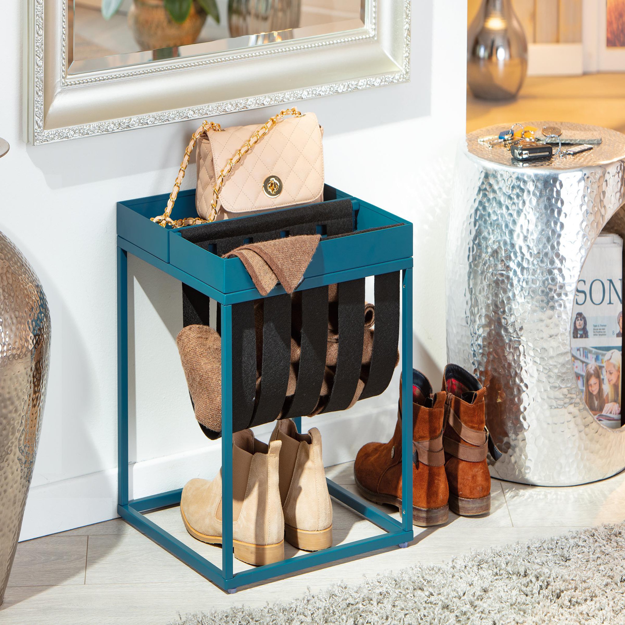 Voir la diapositive 2 : INTERLINK Table d'appoint CLUB NY MAGAZIN