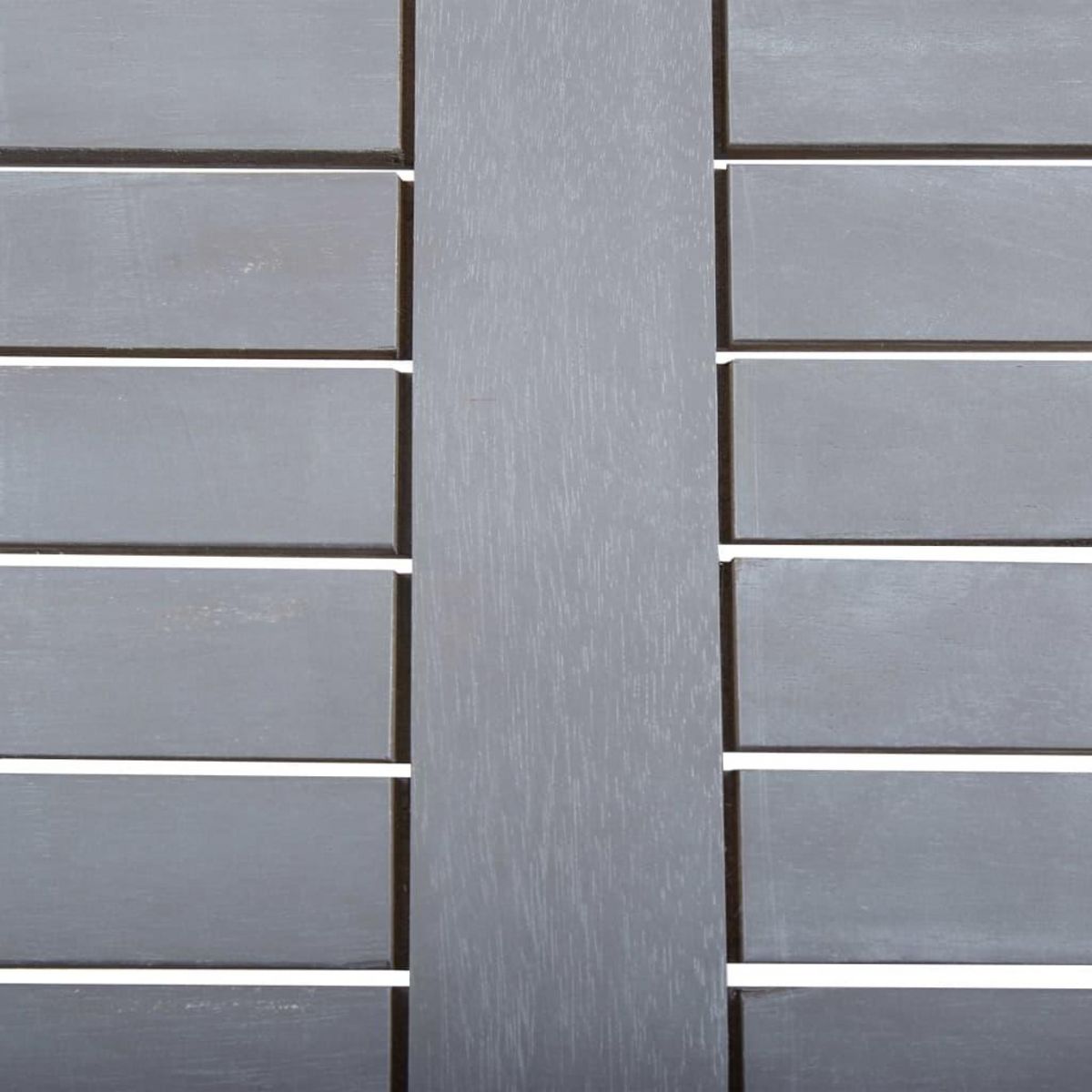 VIDAXL Table de jardin Gris 80x80x74 cm Bois d'acacia massif