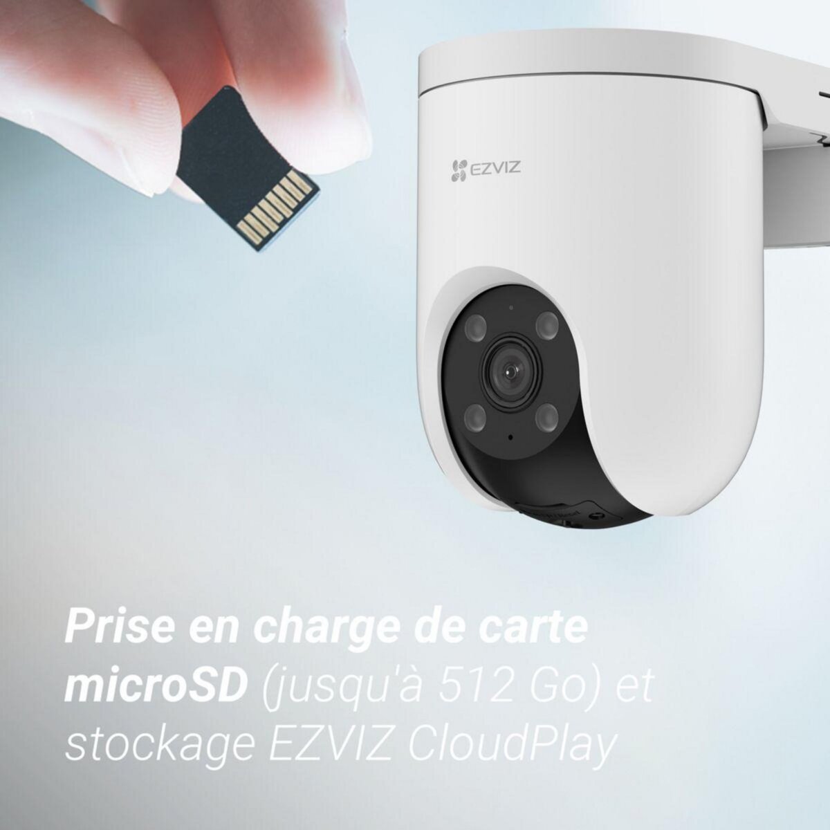 EZVIZ Caméra de surveillance Wifi exterieure motorisée H8c Pro 3K