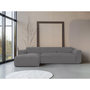 Voir la diapositive 4 : BEST MOBILIER Felix - canapé modulable d'angle gauche 4 places en tissu texturé