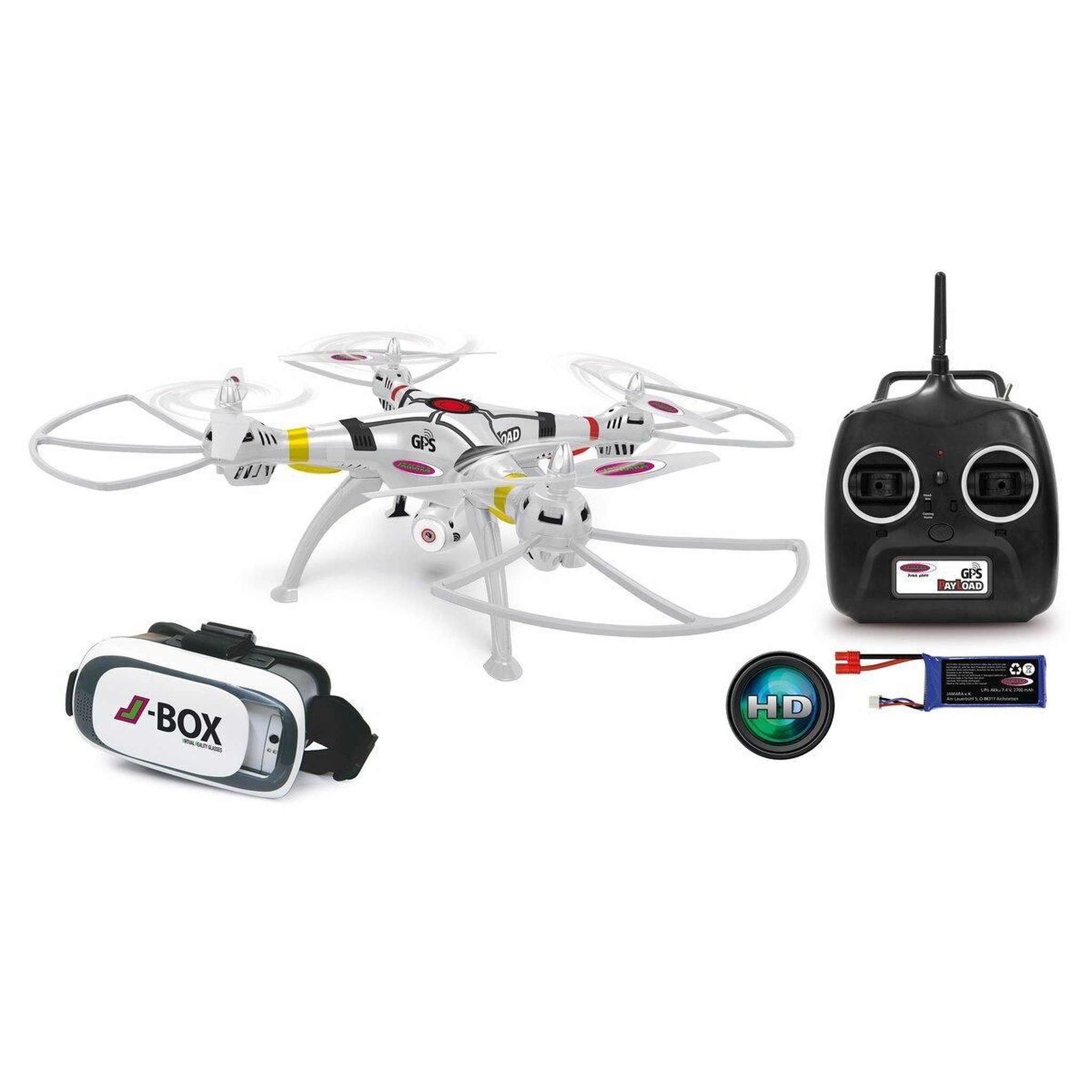 Jamara Payload gps vr drone altitude hd fpv wifi coming home