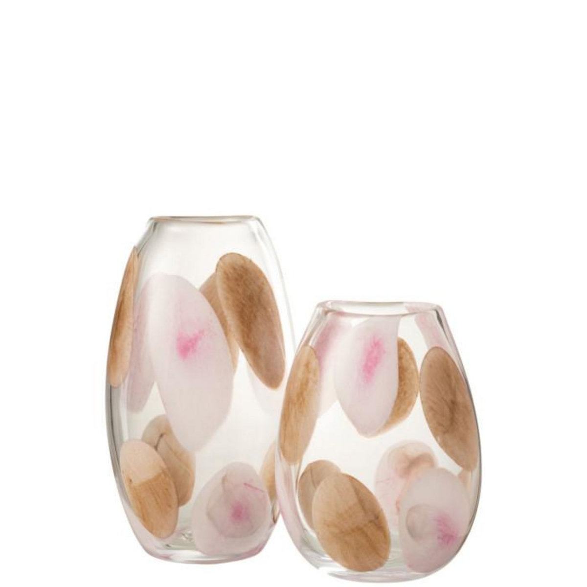 Paris Prix Vase Design en Verre  Momo  34cm Multicolore