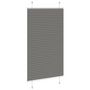Voir la diapositive 4 : VIDAXL Store plisse anthracite 80x100 cm largeur du tissu 79,4 cm