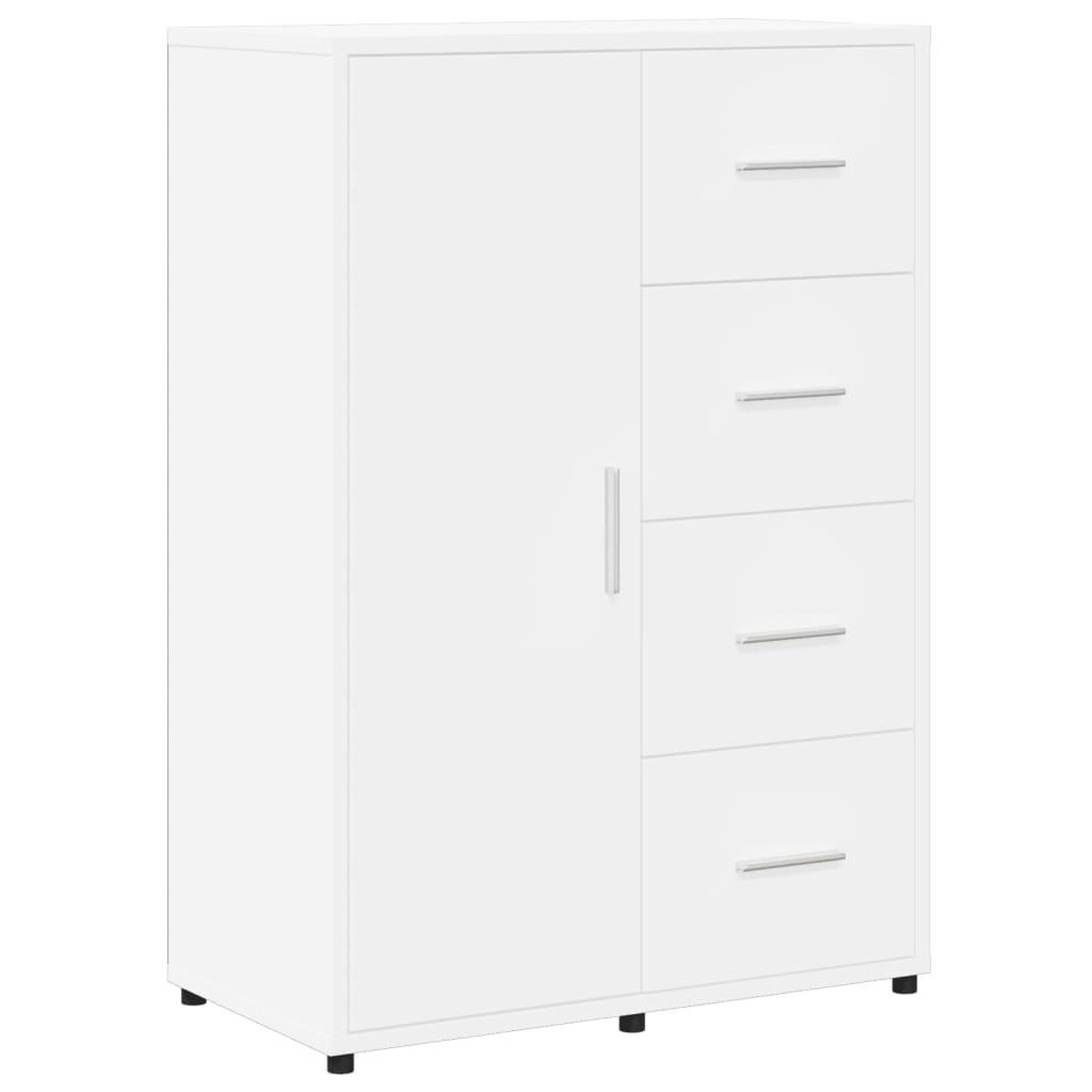 Voir la diapositive 2 : VIDAXL Buffet blanc 60x31x84 cm bois d'ingenierie