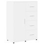 Voir la diapositive 2 : VIDAXL Buffet blanc 60x31x84 cm bois d'ingenierie
