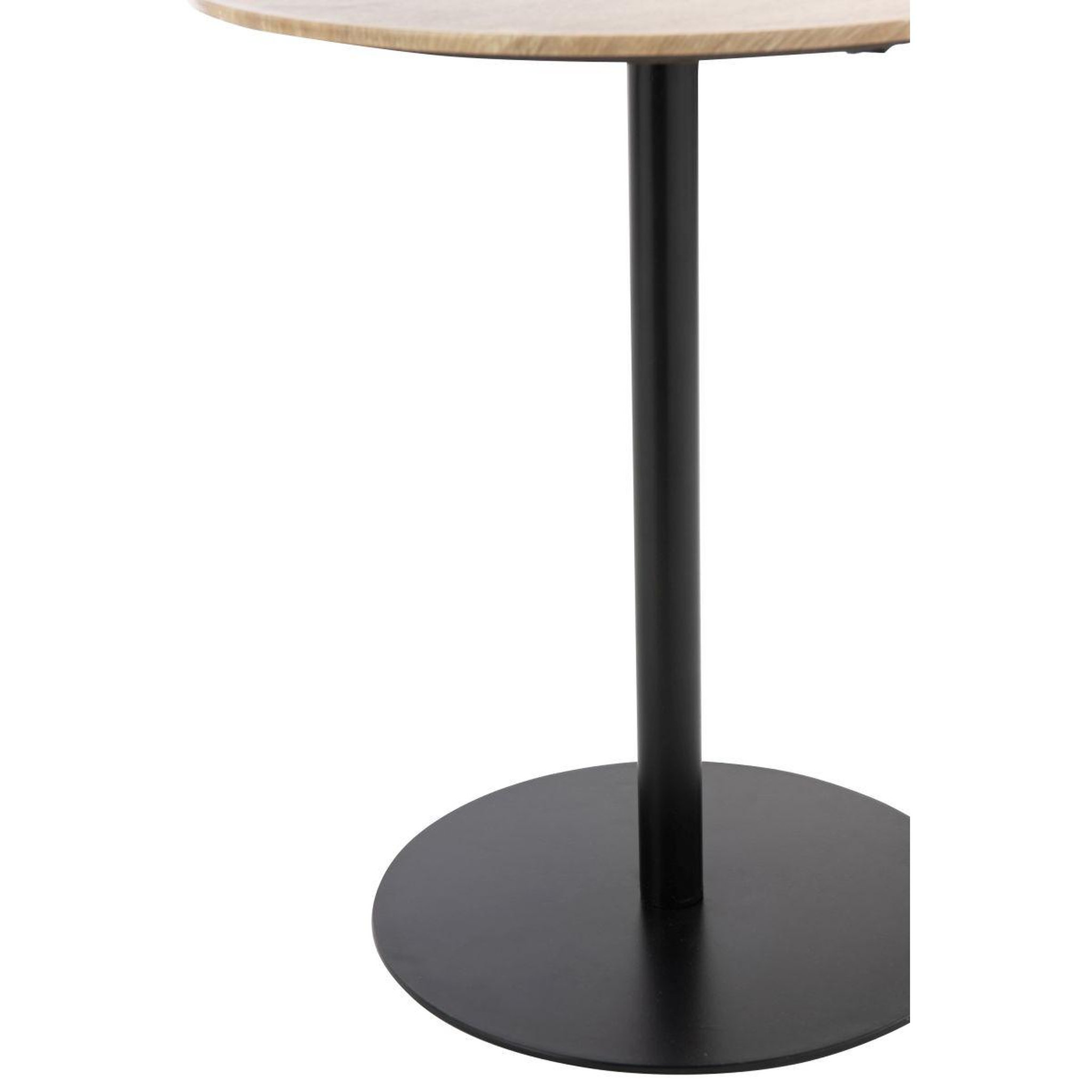 Voir la diapositive 4 : J-LINE Lot de 2 tables d'appoint  fay  55cm noir & naturel