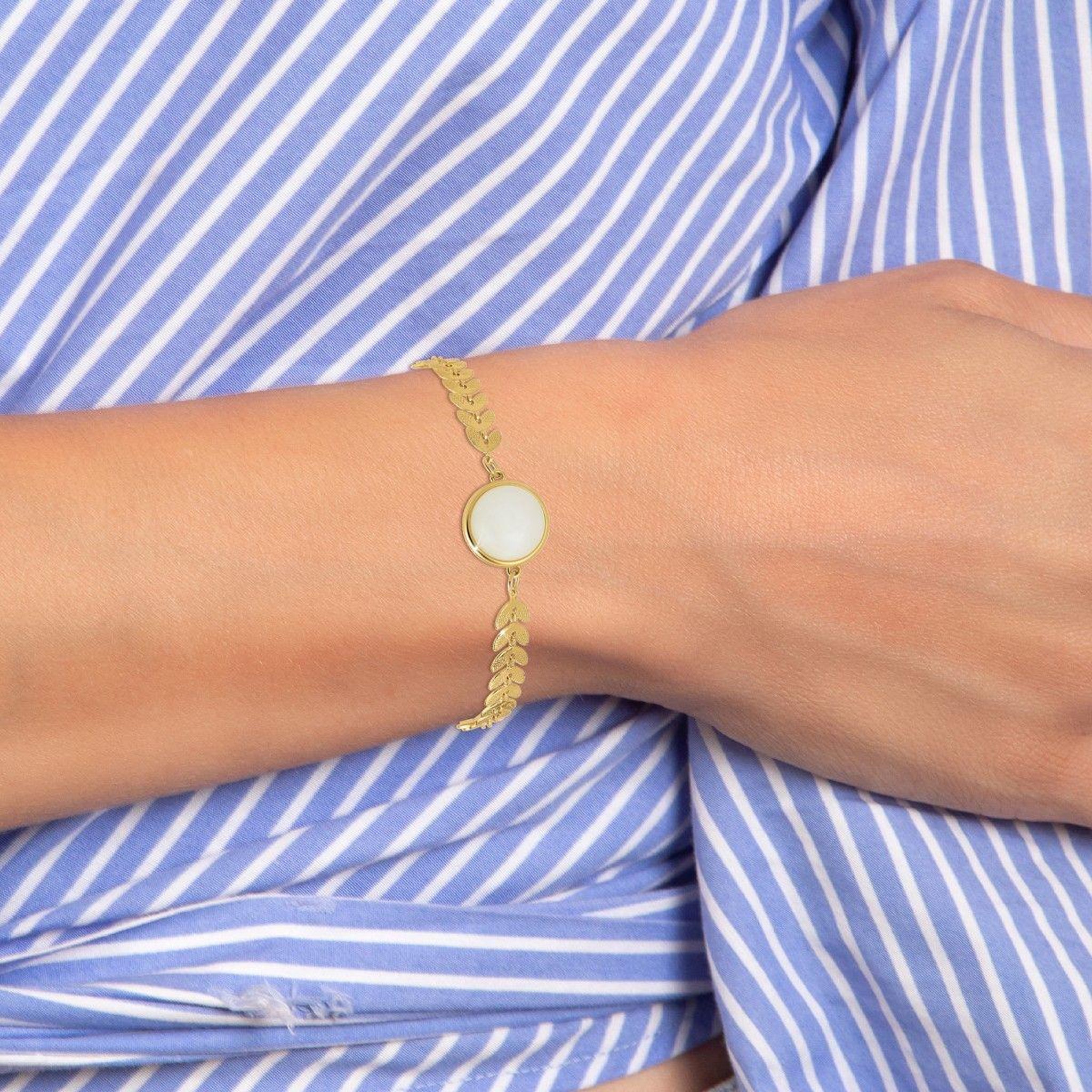 Voir la diapositive 2 : SC BOHEME Bracelet par SC Bohème orné d'une pierre de jade