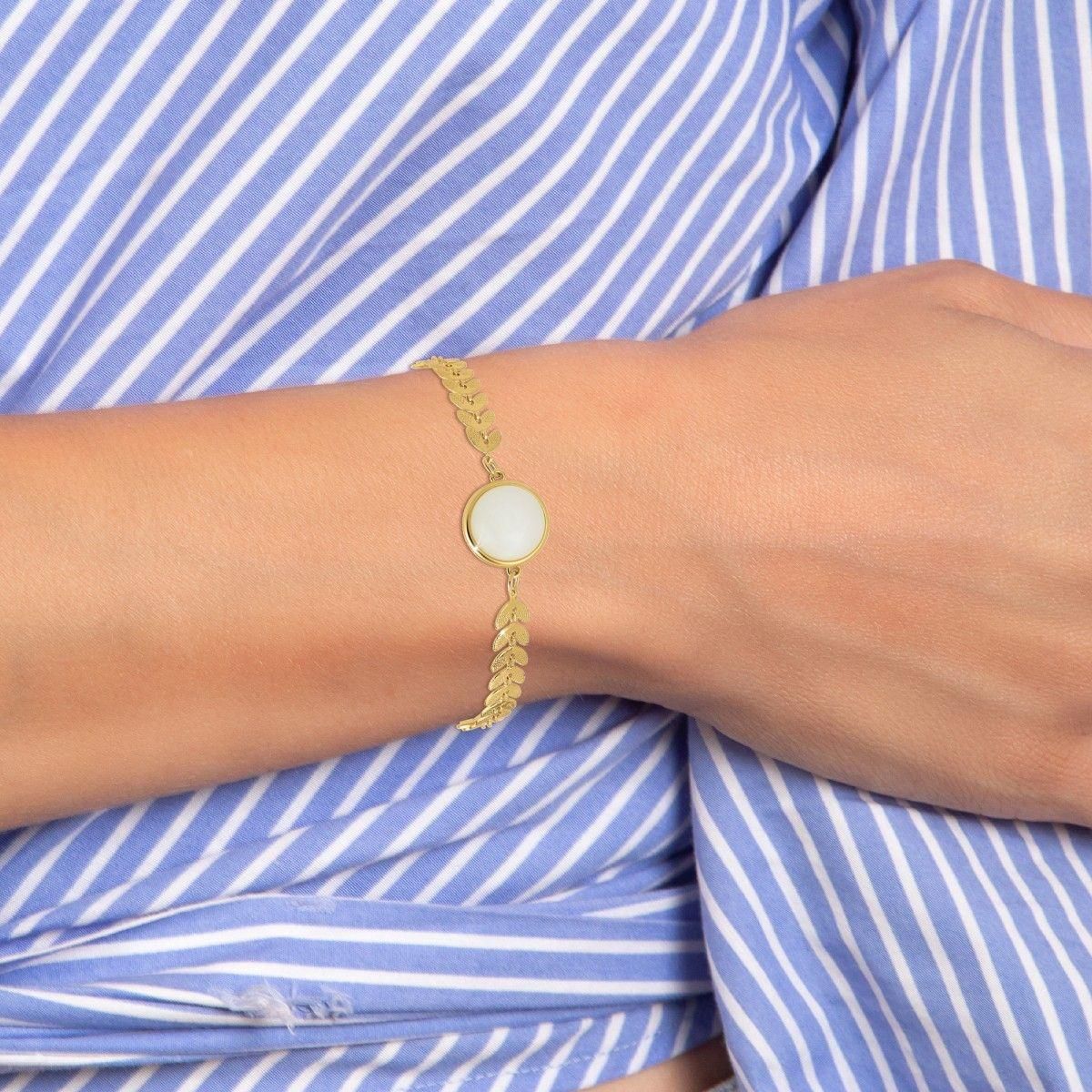 SC BOHEME Bracelet par SC Bohème orné d'une pierre de jade