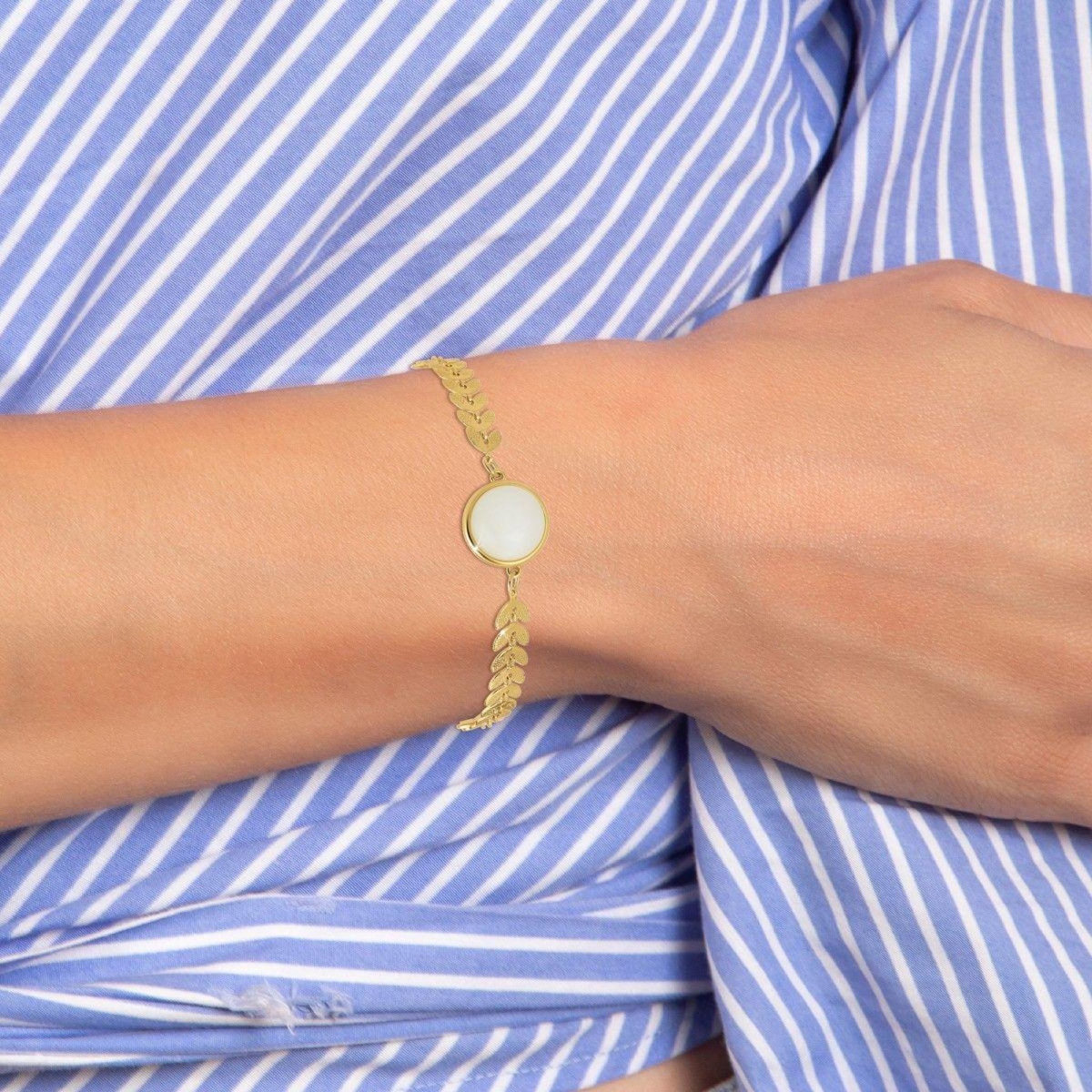 SC BOHEME Bracelet par SC Bohème orné d'une pierre de jade