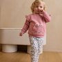 Voir la diapositive 6 : Petit Béguin Ensemble enfant sweat et legging en molleton Céleste