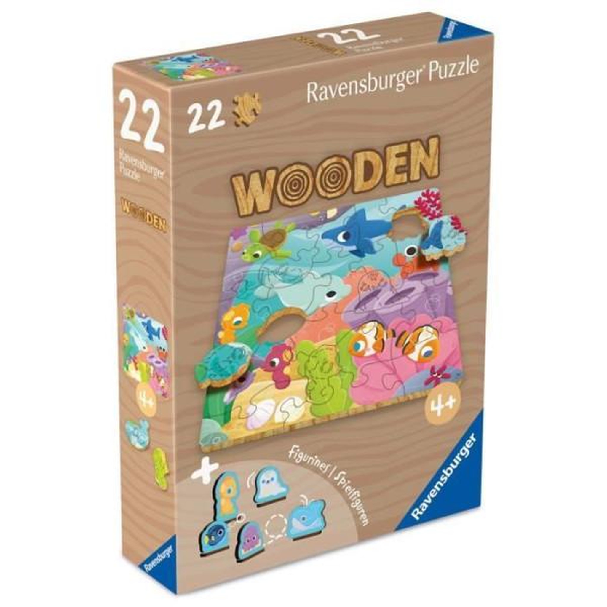Voir la diapositive 2 : RAVENSBURGER Monde sous-marin - puzzle bois
