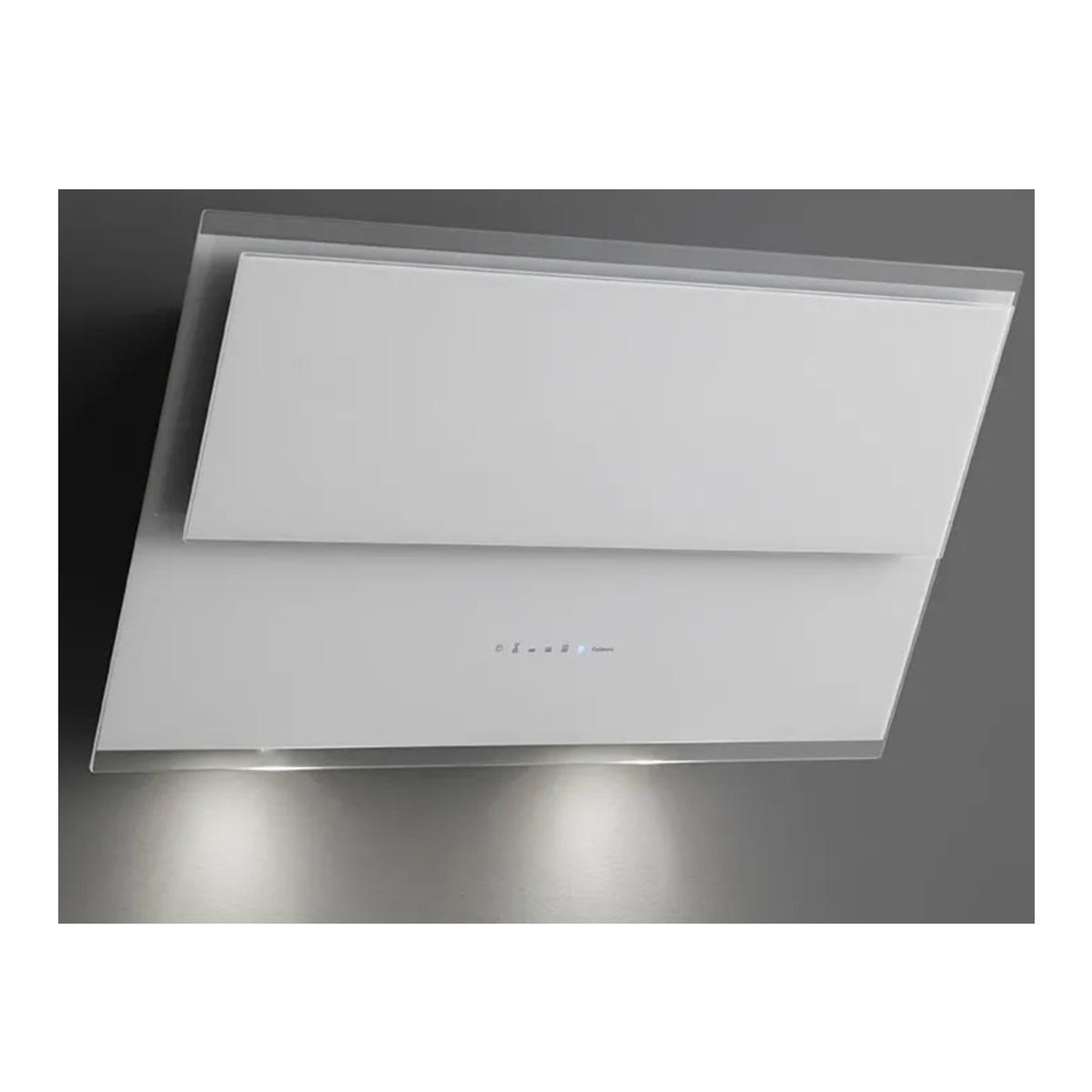 Voir la diapositive 3 : Falmec Hotte murale inclinée 85cm 584m3/h blanc - verso1411