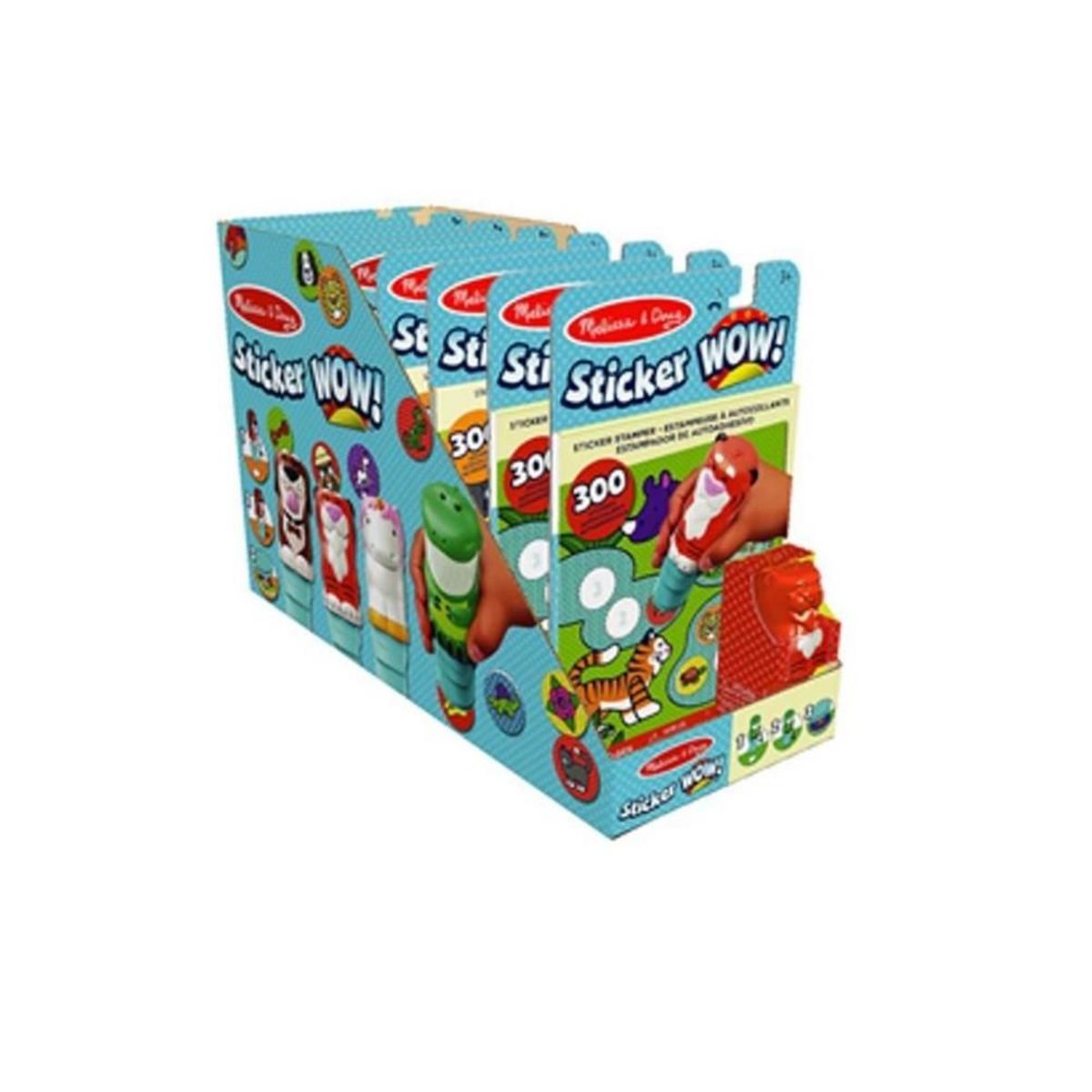 MELISSA & DOUG Pack tampon d'autocollants + bloc d'activités Stickers Wow - Mélissa & Doug