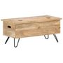 Voir la diapositive 5 : VIDAXL Coffre 90x40x45 cm Bois solide de manguier