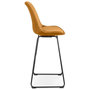 Voir la diapositive 3 : Paris Prix Tabouret de Bar Design  Mayaso  119cm Moutarde