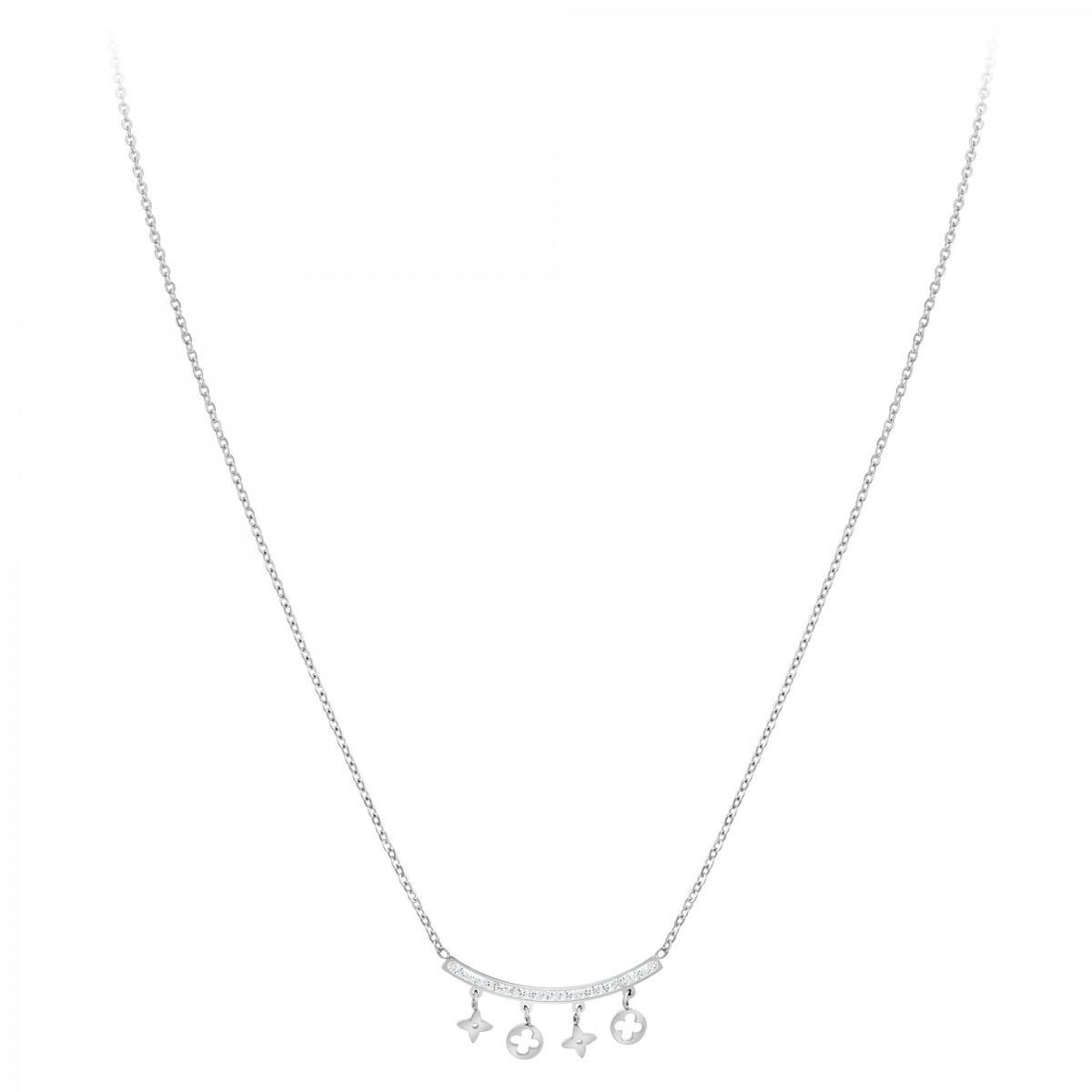 SC CRYSTAL Collier SC Crystal orné de Cristaux scintillants