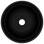 Voir la diapositive 3 : VIDAXL Lavabo rond de luxe Noir mat 40x15 cm Ceramique