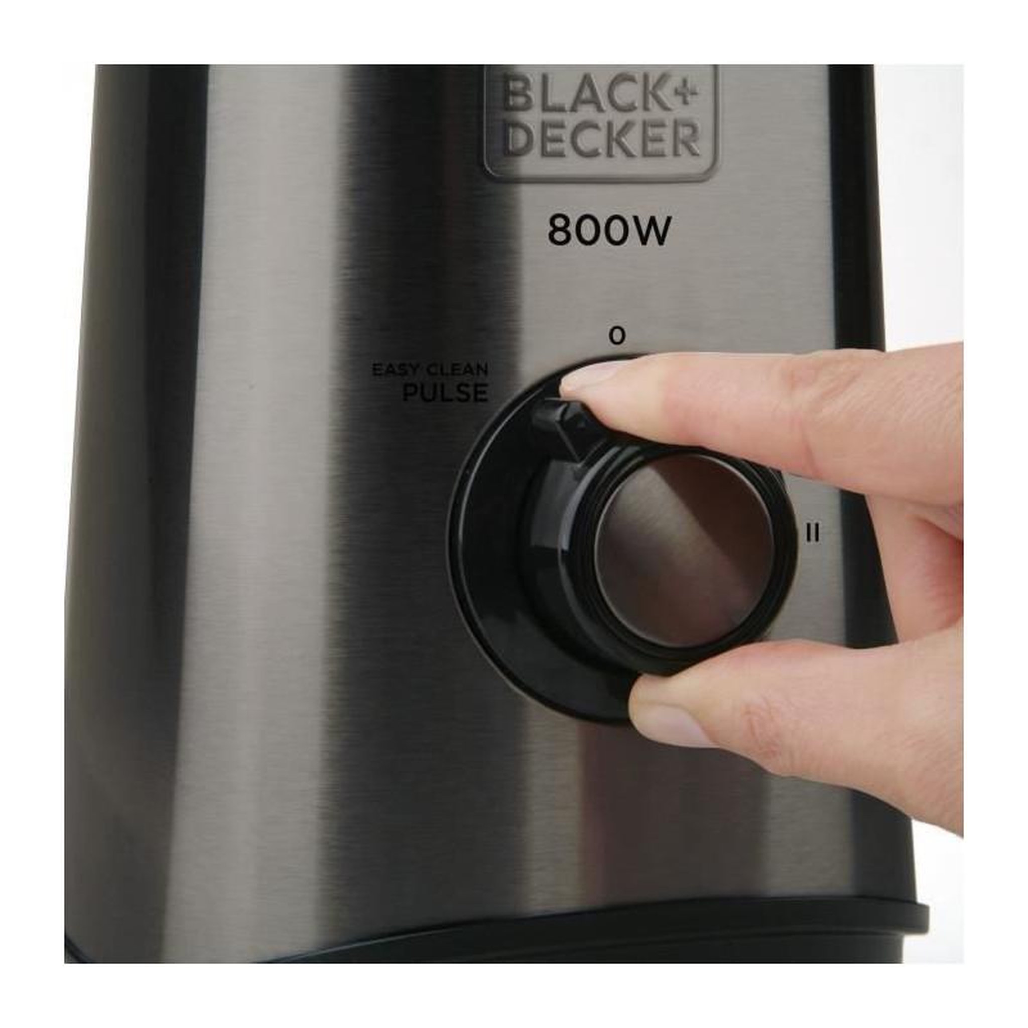 Voir la diapositive 2 : Black et Decker Blender 1.5l 800w noir - BXJB800E