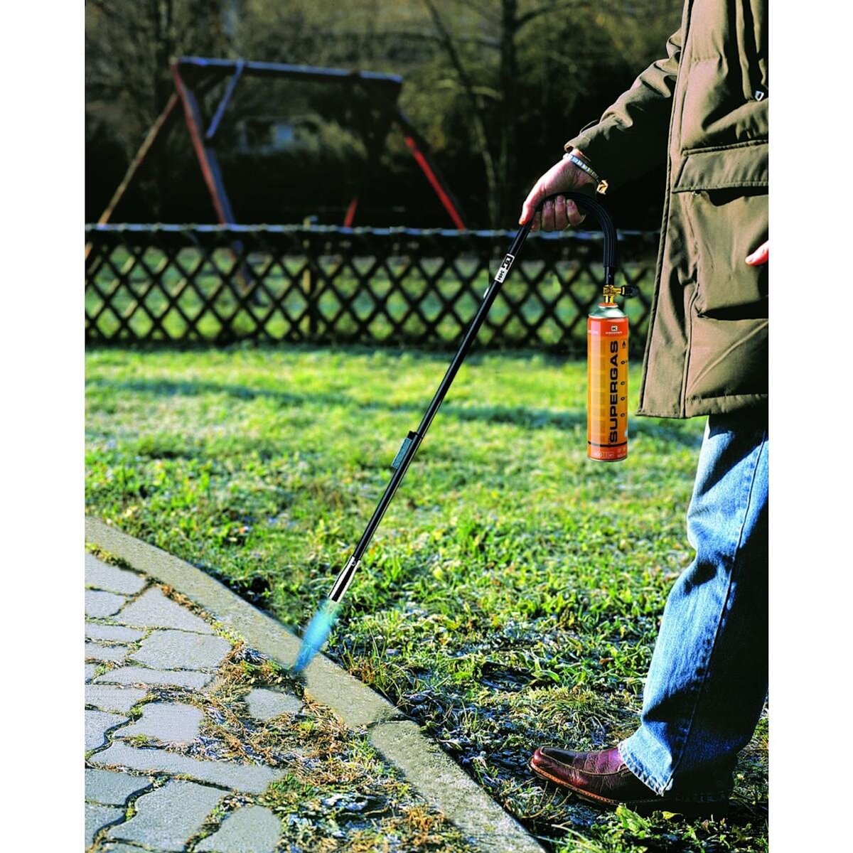 Kemper Désherbeur thermique brule herbes + 4 Cartouches de gaz 227gr KEMPER