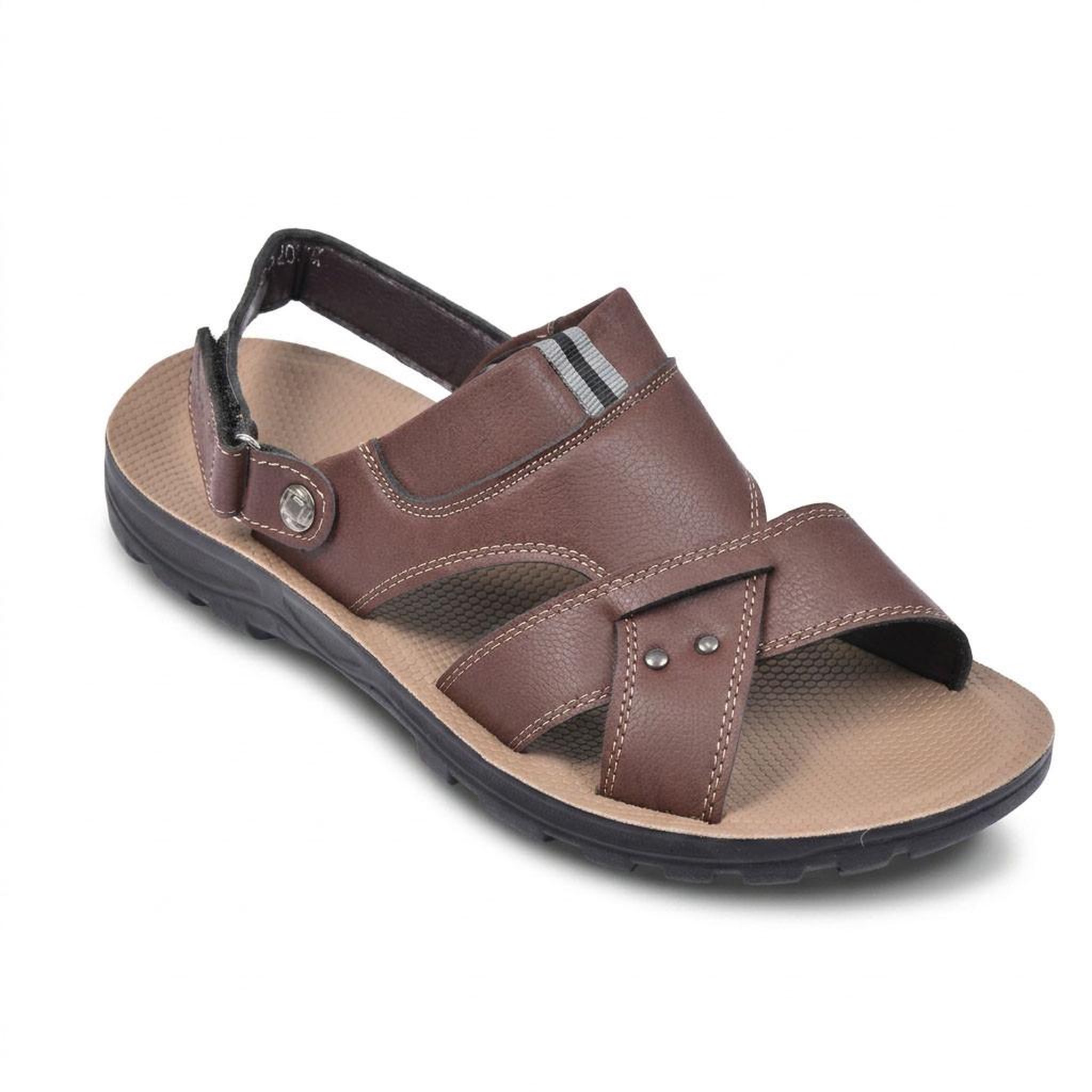 Voir la diapositive 1 : OZABI OZABI Sandales Homme Confort Semelle Souple Antiderapante Scratch 39-45