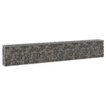 VIDAXL Mur en gabion avec couvercles Acier galvanise 300x30x50 cm