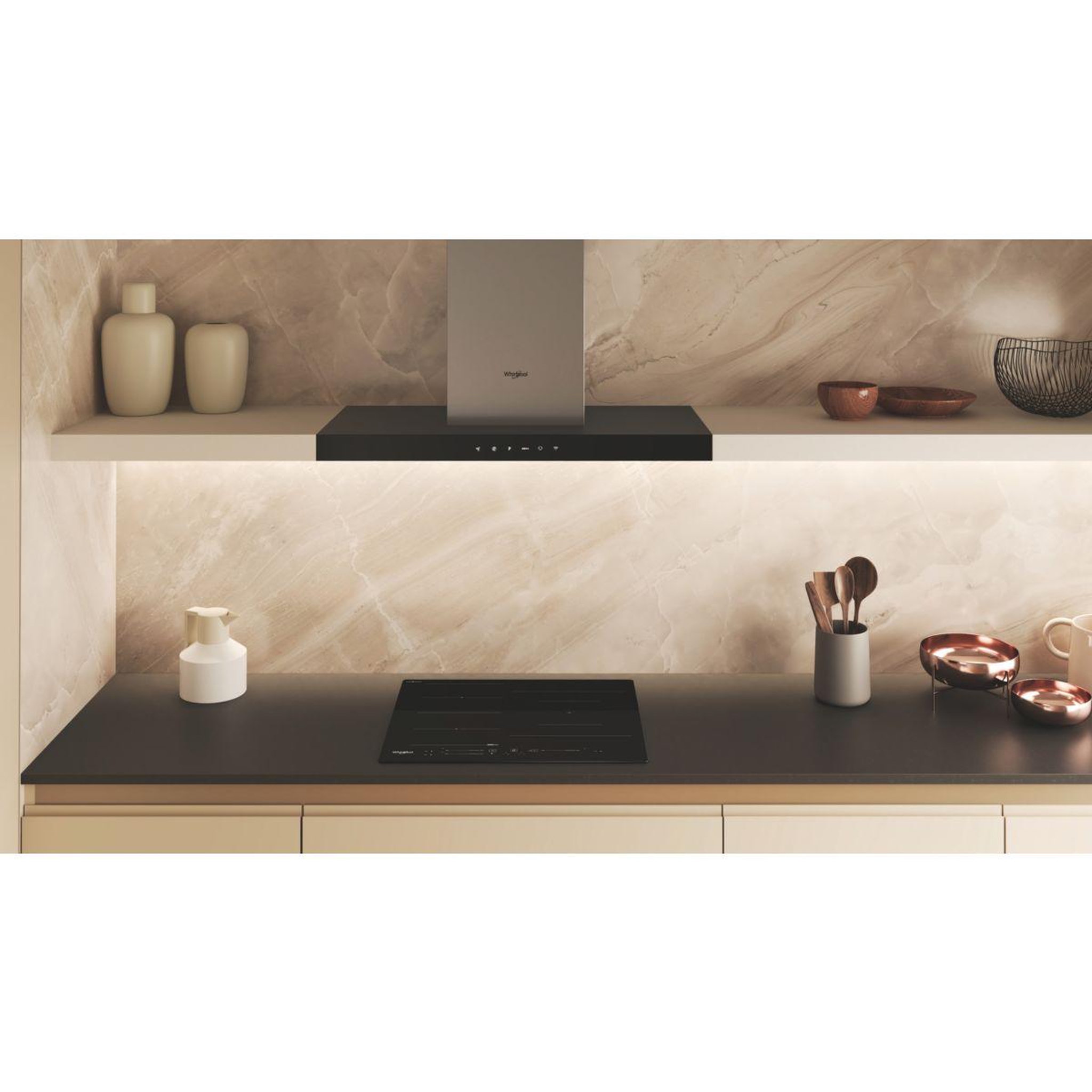 Voir la diapositive 5 : Whirlpool Plaque induction wfs9860cpne cleanprotect