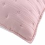 Voir la diapositive 3 : Paris Prix Housse de Coussin  Mellow  40x40cm Rose & Blanc