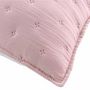 Voir la diapositive 3 : Paris Prix Housse de Coussin  Mellow  40x40cm Rose & Blanc