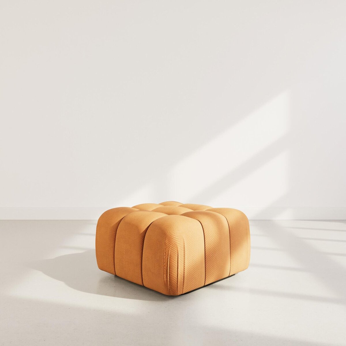 LISA DESIGN Ruby - pouf en velours texturé