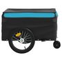 Voir la diapositive 6 : VIDAXL Remorque de vélo noir et bleu 45 kg fer