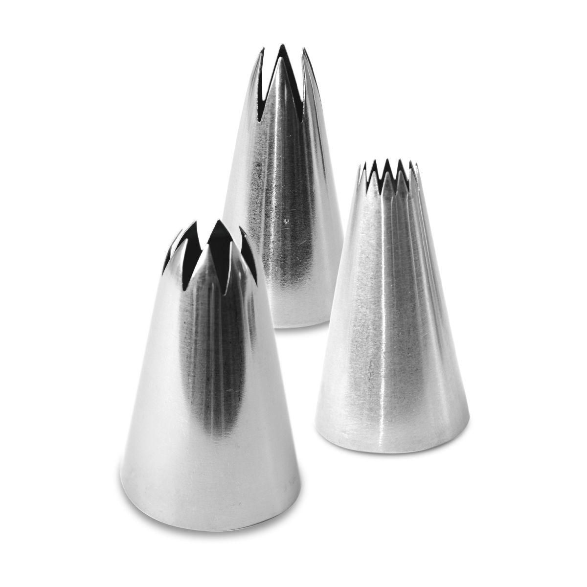 SCRAPCOOKING Douille à pâtisserie lot de 3 à cupcakes