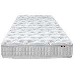 IDLITERIE Matelas ressorts biconiques ferme SPECTRE - Confort durable, Made in France. Coloris disponibles : Blanc