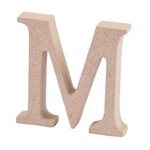 Paris Prix Lettre à Décorer  M  5cm Naturel