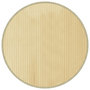 Voir la diapositive 2 : VIDAXL Tapis rond naturel clair 80 cm bambou
