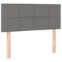 Voir la diapositive 4 : VIDAXL Tete de lit a LED Gris fonce 100x5x78/88 cm Tissu