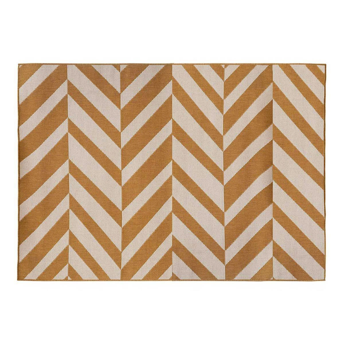 ATMOSPHERA Tapis Déco Imprimé  Colyn  120x160cm Ocre