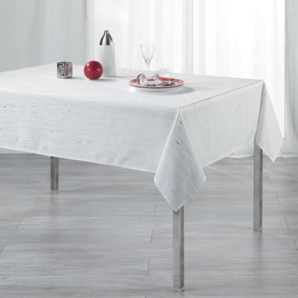Paris Prix Nappe Rectangulaire  Filiane  140x240cm Blanc