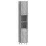 Voir la diapositive 2 : VIDAXL Armoire de bain Sonoma gris 30x30x179 cm Bois d'ingenierie