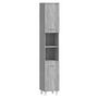 Voir la diapositive 2 : VIDAXL Armoire de bain Sonoma gris 30x30x179 cm Bois d'ingenierie